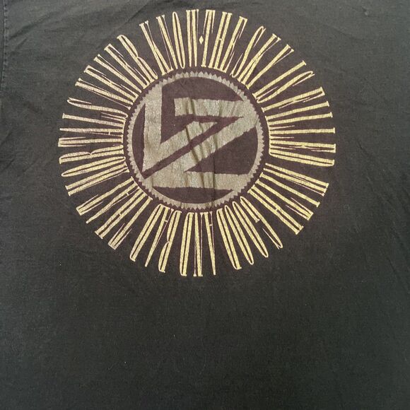 VTG Led Zeppelin Sky Is Full... T-Shirt Medium Black Single Stitch Distressed - Picture 10 of 11